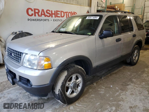 2003 Ford Explorer XLT z VIN 1FMZU73W53ZB07691, wystawiony jako Copart lot #80971694 z przebiegiem 106 061 mil mil oraz Czysty tytuł • Clean title. Historia ofert i sprzedaży dostępna na DreamBid. Obrazek 1.