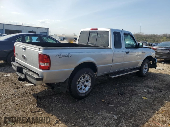 2009 Ford Ranger XLT with VIN 1FTZR45E89PA46348, listed as a Copart auction lot 54423735 with 96,057 mi miles and Salvage title. Bid and sale history available at DreamBid. Image 3.