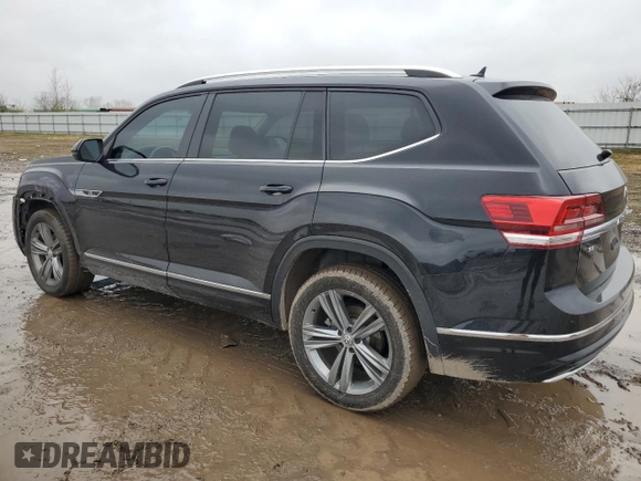 2018 Volkswagen Atlas SE with VIN 1V2FR2CA2JC570337, listed as a Copart auction lot 42166595 with 55,997 mi miles and Salvage title. Bid and sale history available at DreamBid. Image 2.