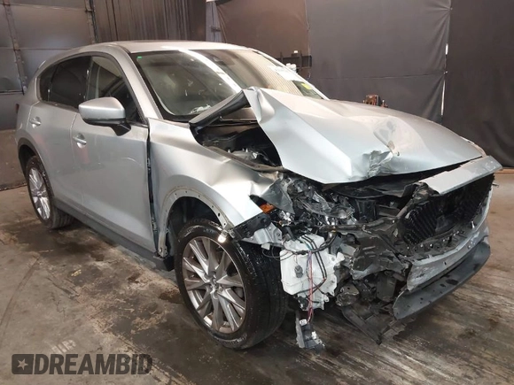 2019 Mazda CX-5 Grand Touring with VIN JM3KFBDM9K0621246, listed as a IAAI auction lot 42005391 with 45,687 mi miles. Bid and sale history available at carsss.com. Image 1.