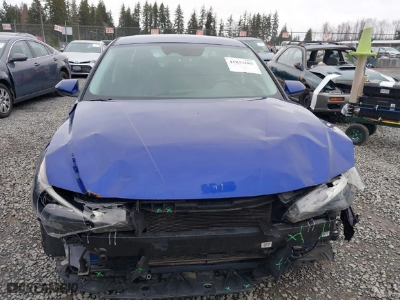 2023 Hyundai Elantra SEL with VIN KMHLS4AG6PU437171, listed as a IAAI auction lot 41833685 with 47,692 mi miles. Bid and sale history available at carsss.com. Image 12.