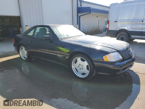 1998 Mercedes-Benz SL 500 with VIN WDBFA67FXWF169208, listed as a Copart auction lot 76115954 with 72,366 mi miles and Clean title. Bid and sale history available at DreamBid. Image 4.