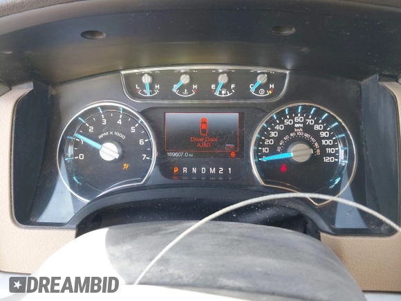 2014 Ford F-150 XL with VIN 1FTFW1EF0EFB17268, listed as a IAAI auction lot 41758327 with 169,607 mi miles. Bid and sale history available at carsss.com. Image 7.