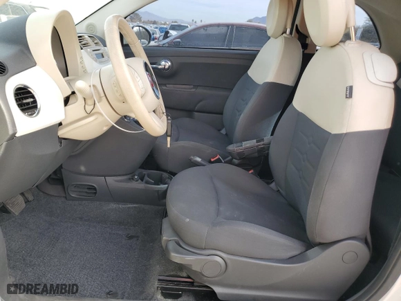 2013 FIAT 500 Pop with VIN 3C3CFFDR0DT686481, listed as a Copart auction lot 86104474 with 33096 miles and Salvage Title. Bid and sale history available at carsss.com. Image 7.