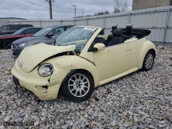 2005 Volkswagen New Beetle Convertible GLS with VIN 3VWCM31Y15M362170, listed as a Copart auction lot 79407084 with 128,078 mi miles and Clean Title. Bid and sale history available at carsss.com. Image 1.