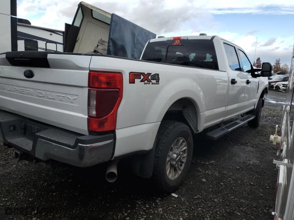 2020 Ford Super Duty F-350 SRW XL with VIN 1FT8W3B65LEC07656, listed as a Copart auction lot 81947224 with 48,807 mi miles and Salvage Title. Bid and sale history available at carsss.com. Image 3.