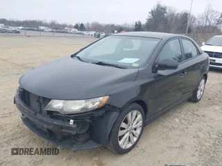 2013 Kia Forte SX with VIN KNAFW4A37D5701178, listed as a IAAI auction lot 41796171 with 187,086 mi miles. Bid and sale history available at carsss.com. Image 2.