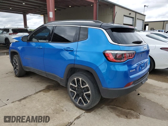 2019 Jeep Compass Limited with VIN 3C4NJDCB1KT647844, listed as a Copart auction lot 49982345 with 77,063 mi miles and Clean title. Bid and sale history available at DreamBid. Image 2.