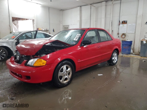 1999 Mazda Protege ES with VIN JM1BJ2213X0147043, listed as a Copart auction lot 78272944 with 47,397 mi miles and Salvage Title. Bid and sale history available at carsss.com. Image 1.