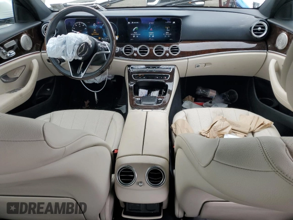2023 Mercedes-Benz E 350 with VIN W1KZF8EB2PB172713, listed as a Copart auction lot 80775744 with 5,916 mi miles and Salvage Title. Bid and sale history available at DreamBid. Image 8.