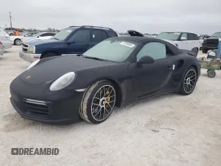2019 Porsche 911 Turbo S with VIN WP0CD2A91KS144609, listed as a Copart auction lot 77249054 with 0 mi miles and Non Repairable. Bid and sale history available at carsss.com. Image 1.