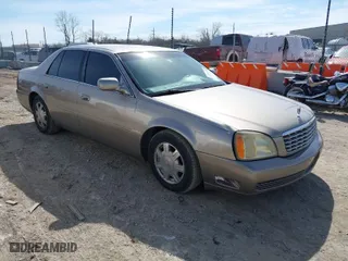 2004 Cadillac DeVille with VIN 1G6KD54Y64U169905, listed as a IAAI auction lot 41719104 with 123,196 mi miles. Bid and sale history available at carsss.com. Image 1.