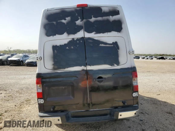 2012 Nissan NV SV with VIN 1N6AF0LY9CN108884, listed as a Copart auction lot 49359695 with 230,888 mi miles and Salvage Title. Bid and sale history available at carsss.com. Image 6.