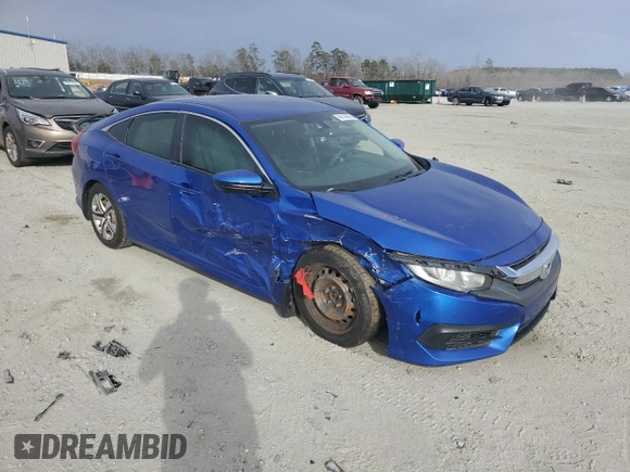 2016 Honda Civic Sedan LX with VIN 19XFC2F5XGE009550, listed as a Copart auction lot 48136285 with 105,846 mi miles and Salvage Title. Bid and sale history available at carsss.com. Image 4.