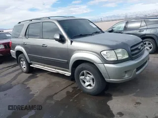 2003 Toyota Sequoia SR5 with VIN 5TDZT34A83S179926, listed as a IAAI auction lot 41707244 with 190,378 mi miles. Bid and sale history available at carsss.com. Image 1.