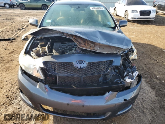 2009 Toyota Corolla with VIN 2T1BU40E09C173343, listed as a Copart auction lot 48817835 with 228,267 mi miles and Salvage Title. Bid and sale history available at carsss.com. Image 5.