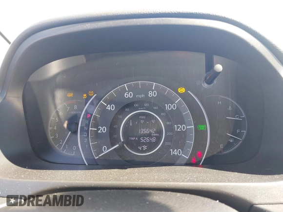 2014 Honda CR-V EX with VIN 2HKRM4H55EH704935, listed as a IAAI auction lot 41804349 with 135,642 mi miles and . Bid and sale history available at carsss.com. Image 7.