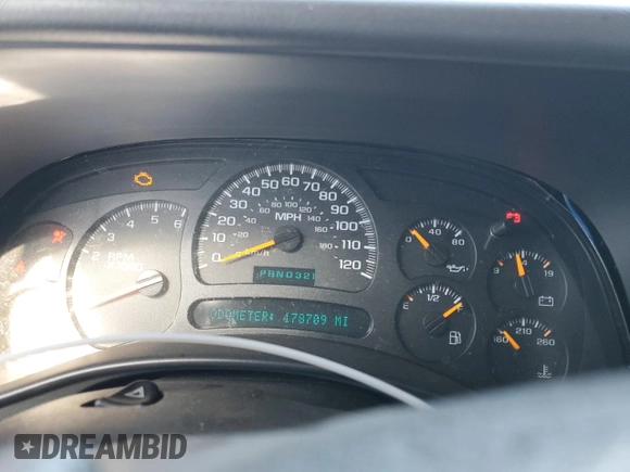 2003 Chevrolet Tahoe LS with VIN 1GNEC13V03R257774, listed as a Copart auction lot 55116535 with 178,709 mi miles and Salvage title. Bid and sale history available at DreamBid. Image 9.