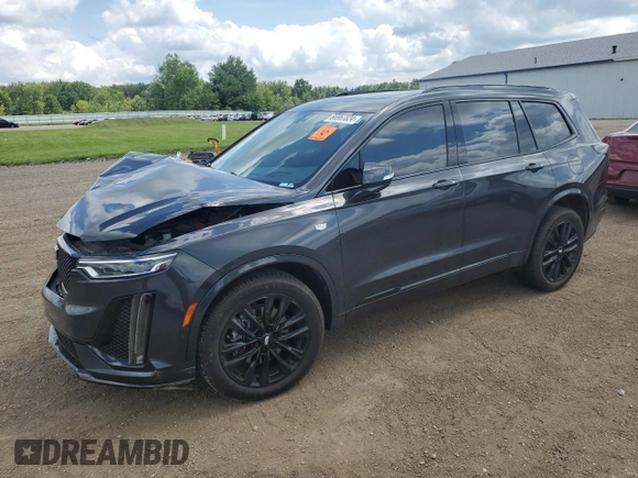 2021 Cadillac XT6 Sport z VIN 1GYKPGRS0MZ187818, wystawiony jako Copart lot #66967824 z przebiegiem 66 956 mil mil oraz Szkoda całkowita • Salvage title. Historia ofert i sprzedaży dostępna na DreamBid. Obrazek 1.