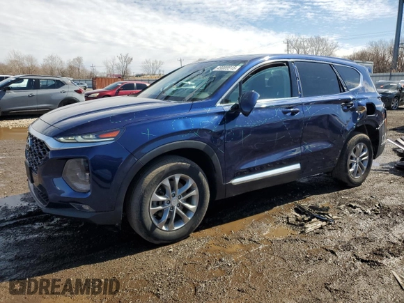 2020 Hyundai Santa Fe SEL with VIN 5NMS3CAD3LH205285, listed as a Copart auction lot 49089915 with 58,437 mi miles and Salvage Title. Bid and sale history available at carsss.com. Image 1.