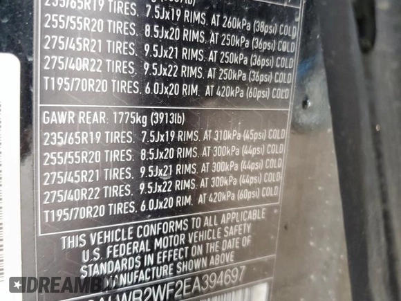 2014 Land Rover Range Rover Sport HSE с VIN SALWR2WF2EA394697, выставлен на аукционе Copart как лот 60116245 с пробегом 127 583 миль миль и Чистый • Clean title. История ставок и продаж доступна на DreamBid. Изображение 13.