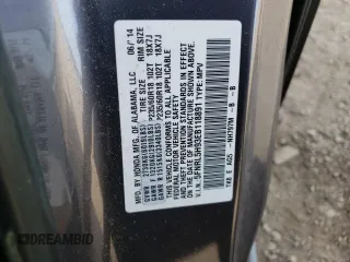 2014 Honda Odyssey Touring with VIN 5FNRL5H93EB118891, listed as a Copart auction lot 53172015 with 87,261 mi miles and Salvage Title. Bid and sale history available at carsss.com. Image 13.