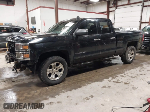 2015 Chevrolet Silverado 1500 LT with VIN 1GCVKREC1FZ186563, listed as a IAAI auction lot 41089120 with 156,261 mi miles. Bid and sale history available at carsss.com. Image 2.