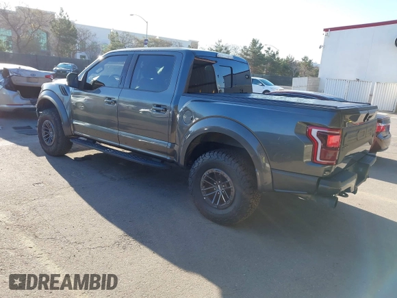2020 Ford F-150 Raptor with VIN 1FTFW1RG5LFA62445, listed as a IAAI auction lot 41811982 with 95,947 mi miles and . Bid and sale history available at carsss.com. Image 3.