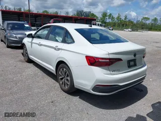 2023 Volkswagen Jetta S with VIN 3VW5M7BU5PM024589, listed as a IAAI auction lot 39713026 with 8,447 mi miles. Bid and sale history available at carsss.com. Image 3.