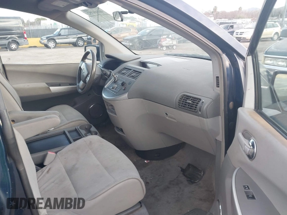 2008 Nissan Quest SL with VIN 5N1BV28U18N109882, listed as a IAAI auction lot 41289709 with 182,458 mi miles. Bid and sale history available at carsss.com. Image 5.