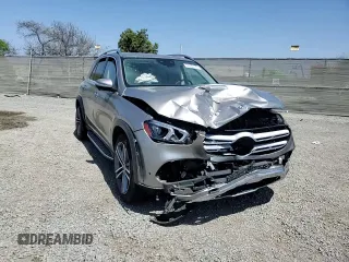 2021 Mercedes-Benz GLE 450 with VIN 4JGFB5KE3MA500840, listed as a Copart auction lot 54080135 with 35,614 mi miles and Salvage title. Bid and sale history available at DreamBid. Image 14.