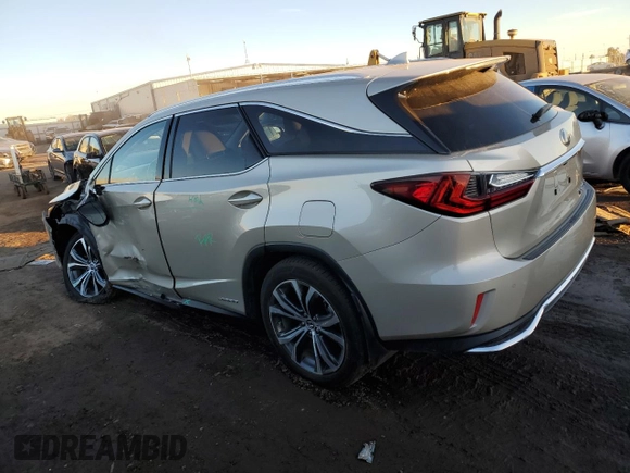 2019 Lexus RX with VIN JTJDGKCA0K2007127, listed as a Copart auction lot 79649794 with 58,693 mi miles and Salvage Title. Bid and sale history available at carsss.com. Image 2.