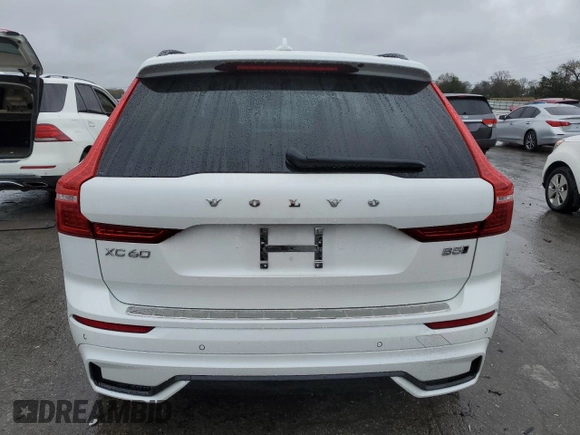 2023 Volvo XC60 Plus Dark Theme with VIN YV4L12RW0P1346161, listed as a Copart auction lot 81305814 with 16,573 mi miles and Clean Title. Bid and sale history available at carsss.com. Image 6.