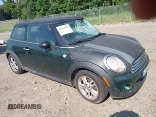 2011 MINI Hardtop with VIN WMWSU3C53BT183060, listed as a IAAI auction lot 42564309 with 160,145 mi miles and . Bid and sale history available at DreamBid. Image 1.