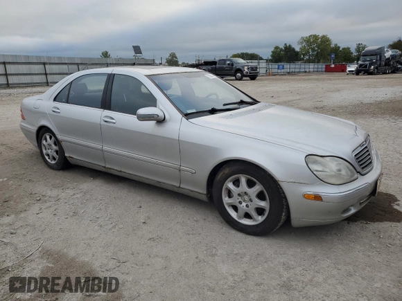 2002 Mercedes-Benz S-Class 5.0L with VIN WDBNG75J62A283821, listed as a Copart auction lot 72925304 with 93,531 mi miles and Clean Title. Bid and sale history available at carsss.com. Image 4.