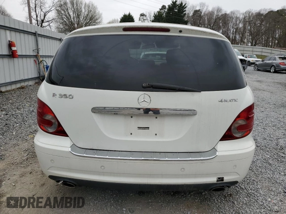 2008 Mercedes-Benz R 3.5L with VIN 4JGCB65E28A067876, listed as a Copart auction lot 48369845 with Not Provided miles and Salvage Title. Bid and sale history available at DreamBid. Image 6.