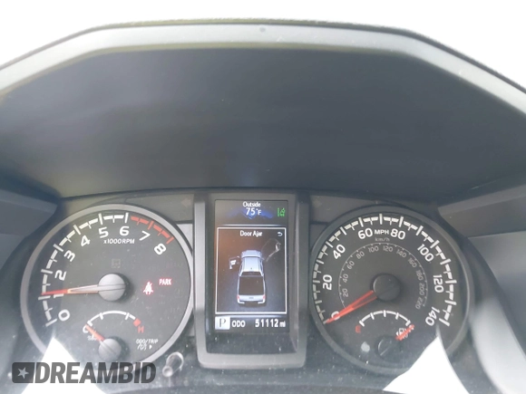 2022 Toyota Tacoma SR with VIN 3TYCZ5AN0NT074683, listed as a IAAI auction lot 42117875 with 51,112 mi miles and . Bid and sale history available at DreamBid. Image 7.