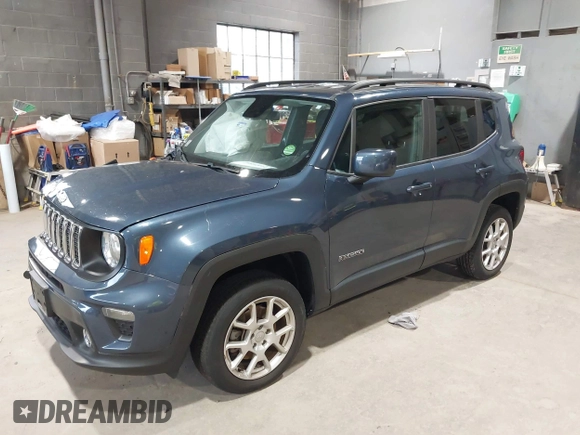 2020 Jeep Renegade Latitude with VIN ZACNJBBBXLPL56884, listed as a IAAI auction lot 39932114 with 27,431 mi miles. Bid and sale history available at carsss.com. Image 17.