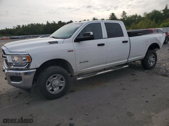 2021 Ram 2500 Tradesman with VIN 3C6UR5HJ7MG509187, listed as a Copart auction lot 71624794 with 126,483 mi miles and Salvage Title. Bid and sale history available at carsss.com. Image 1.