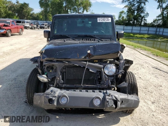 2018 Jeep Wrangler Unlimited Sport with VIN 1C4BJWDG5JL822969, listed as a Copart auction lot 61240135 with 80,276 mi miles and Salvage title. Bid and sale history available at DreamBid. Image 5.