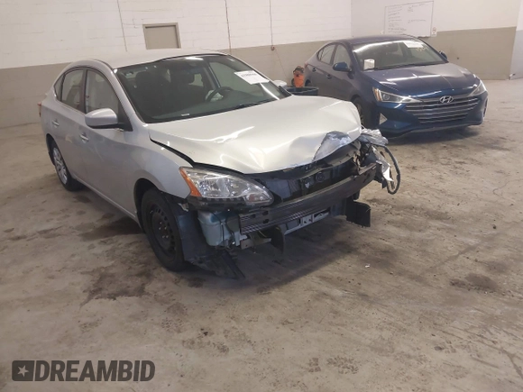 2013 Nissan Sentra S with VIN 3N1AB7AP9DL683170, listed as a IAAI auction lot 41980968 with 117,026 mi miles and . Bid and sale history available at DreamBid. Image 1.