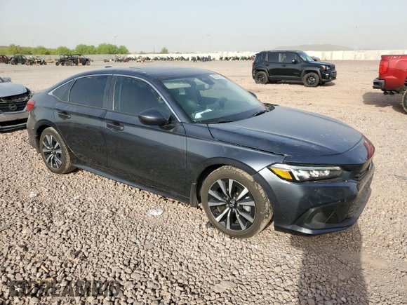 2023 Honda Civic EX with VIN 2HGFE1F7XPH317930, listed as a Copart auction lot 63257205 with 44,600 mi miles and Salvage title. Bid and sale history available at DreamBid. Image 4.