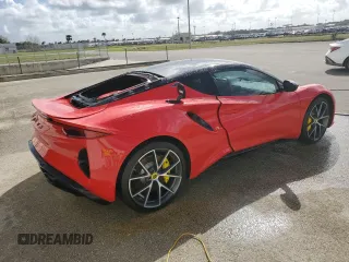 2024 Lotus Emira First Edition z VIN SCCLEKAX7RHB12137, wystawiony jako Copart lot #74508424 z przebiegiem Nie podano mil oraz Nie do naprawy. Historia ofert i sprzedaży dostępna na DreamBid. Obrazek 3.