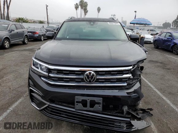 2022 Volkswagen Atlas 3.6L V6 SEL R-Line with VIN 1V2AR2CAXNC558551, listed as a Copart auction lot 86841944 with 31,464 mi miles and Salvage Title. Bid and sale history available at carsss.com. Image 5.