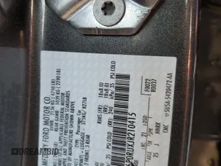 2018 Ford Fusion Hybrid Titanium with VIN 3FA6P0RUXJR210415, listed as a Copart auction lot 41466883 with 43,451 mi miles. Bid and sale history available at carsss.com. Image 12.
