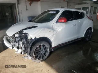 2014 Nissan Juke SV with VIN JN8AF5MV3ET364946, listed as a Copart auction lot 59742745 with 110,158 mi miles and Salvage title. Bid and sale history available at DreamBid. Image 1.