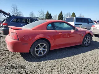 2004 Ford Mustang Standard with VIN 1FAFP40604F189999, listed as a Copart auction lot 47620465 with 90,916 mi miles and Salvage Title. Bid and sale history available at carsss.com. Image 3.
