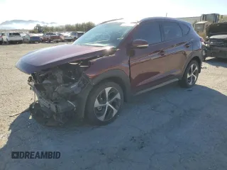 2016 Hyundai Tucson Sport with VIN KM8J33A24GU250501, listed as a Copart auction lot 47825455 with 106,392 mi miles and Salvage Title. Bid and sale history available at carsss.com. Image 1.