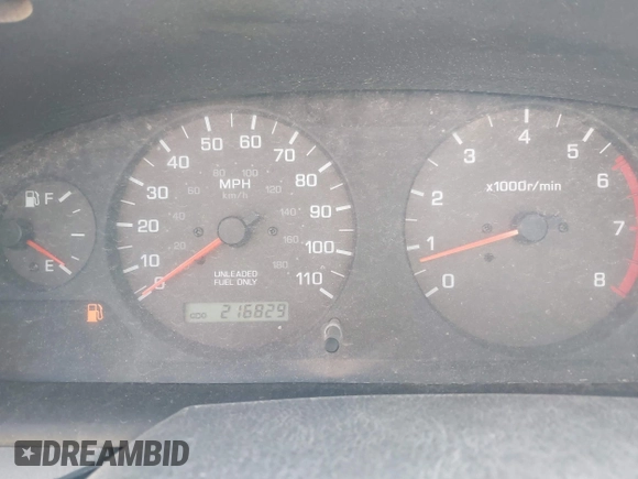 2000 Nissan Frontier XE with VIN 1N6ED27TXYC378601, listed as a IAAI auction lot 42690648 with 216,829 mi miles and . Bid and sale history available at DreamBid. Image 7.
