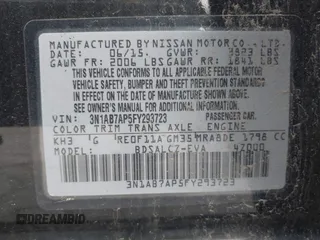 2015 Nissan Sentra SR with VIN 3N1AB7AP5FY293723, listed as a IAAI auction lot 42168043 with 72,092 mi miles and . Bid and sale history available at DreamBid. Image 9.